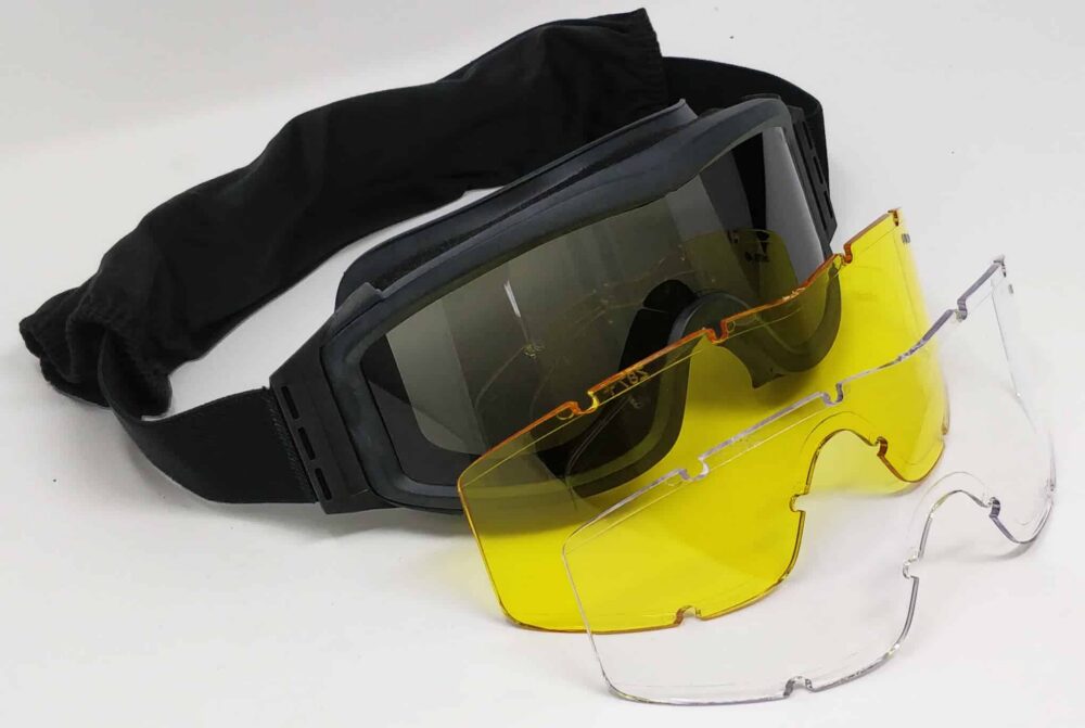 KIRO Goggle for Shooting and Tactical Environments with 3 Types of Lenses - Free for orders above $349!