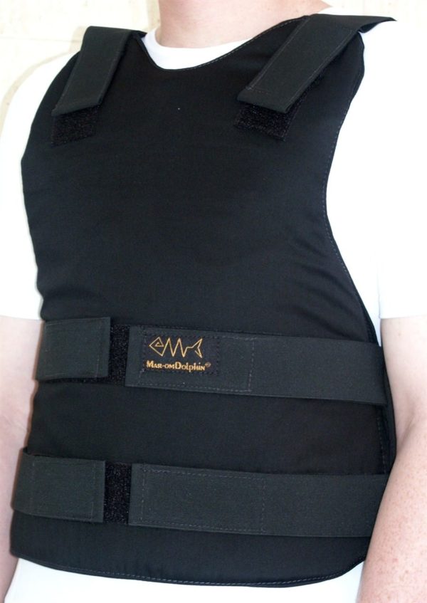 0000742 concealable bulletproof vest level iii a color black made by marom dolphin