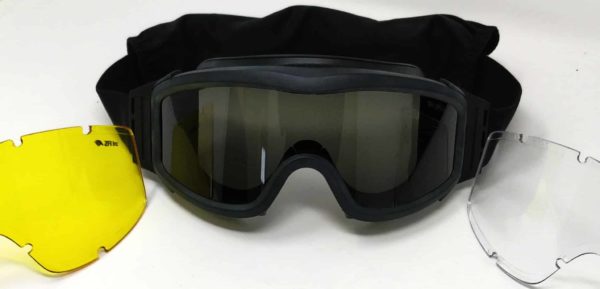 KIRO Goggle for Shooting and Tactical Environments with 3 Types of Lenses 15 scaled 1