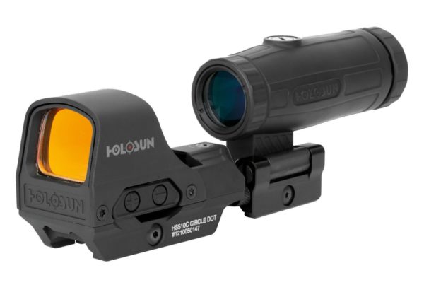holosun hm3x and hs510c magnifier and reflex sight bundle
