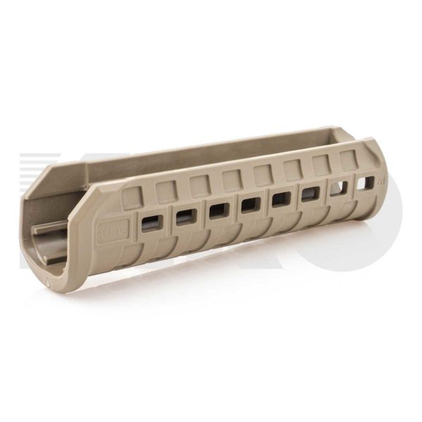 KA MHG500 t KIRO M LOK Handguard for Mossberg 500 Mossberg 590 MAVERICK 88 Tan 3d Back