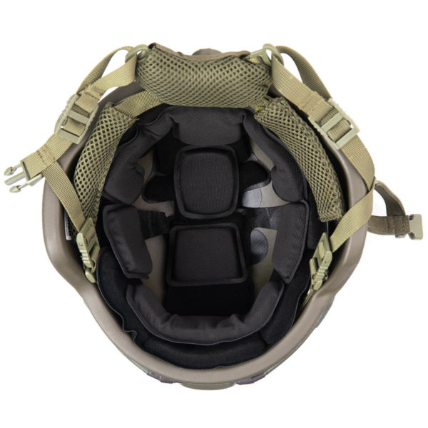 KB MG23M V1 MICH balistic helmet small size bottom view