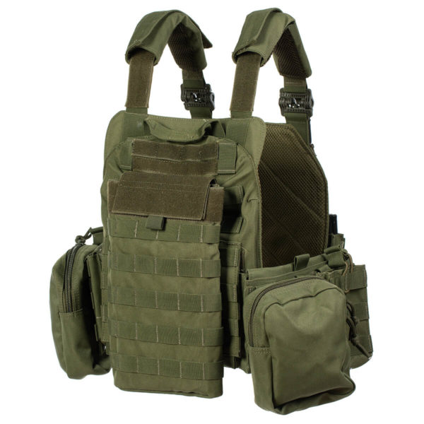 KP VEST 23 g with pouches attached back side