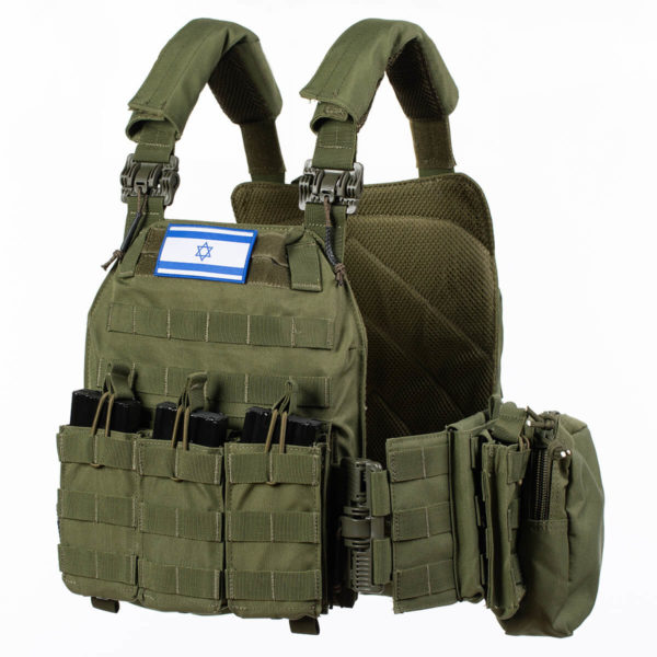 KP VEST 23 g with pouches attached front side Israel Patch