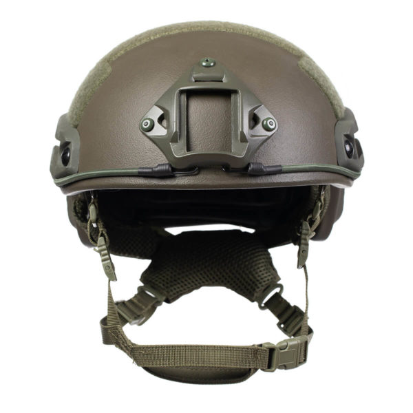 KIRO KB FG23 FAST Tactical Helmet protection NIJ Level 3A Military V2.5 olive green front view