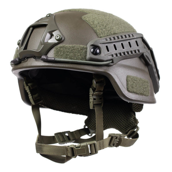 KIRO KB MG23 V1 MICH Tactical Helmet protection NIJ Level 3A Military V2.5 olive green 3d view