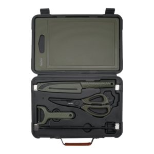 סט כלים למנגל NexTool 6 חלקים במזוודה קשיחה פתוחה
