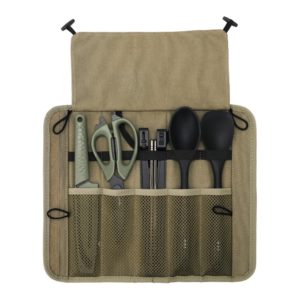 ערכת בישול לשטח NexTool 6 חלקים בנרתיק גלילה פתוח