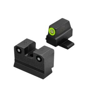 כוונות R3D 2.0 בגובה משתיק לאקדחי Sig, Springfield ו-FN &mdash; מבט זווית עליונה